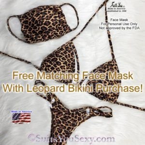 You Can Now Order Bikinis With Matching Face Mask for the Summer