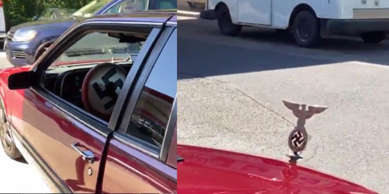 Really People? "Nazimobile" Spotted at New Jersey Gas Station
