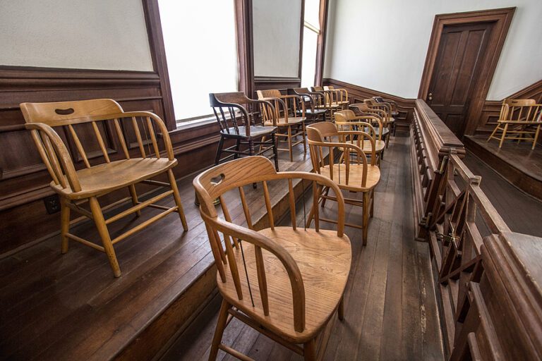 Jury seating area - File Photo.