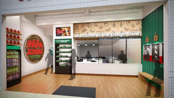 Take an inside look at Papa Johns new logo, new restaurant branding revamp