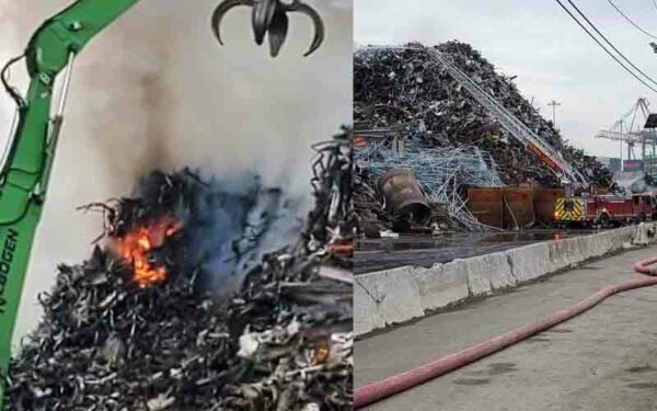 After two days, Newark firefighters get scrapyard pile fire under control