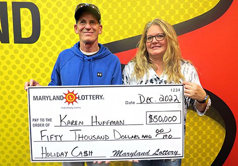 Christmas stocking stuffer scratch-off lottery ticket wins $50,000