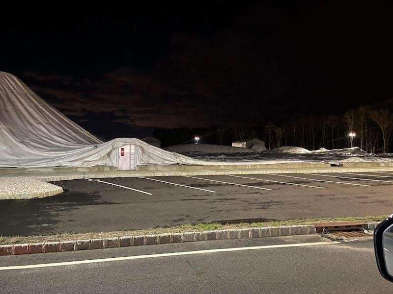 New multi-million dollar Adventure Crossing dome burst during passing storm