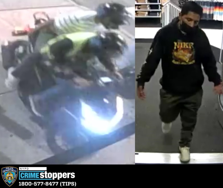 Moped riders sought in another ride and snatch incident in queens Moped riders sought in another ride and snatch incident in queens