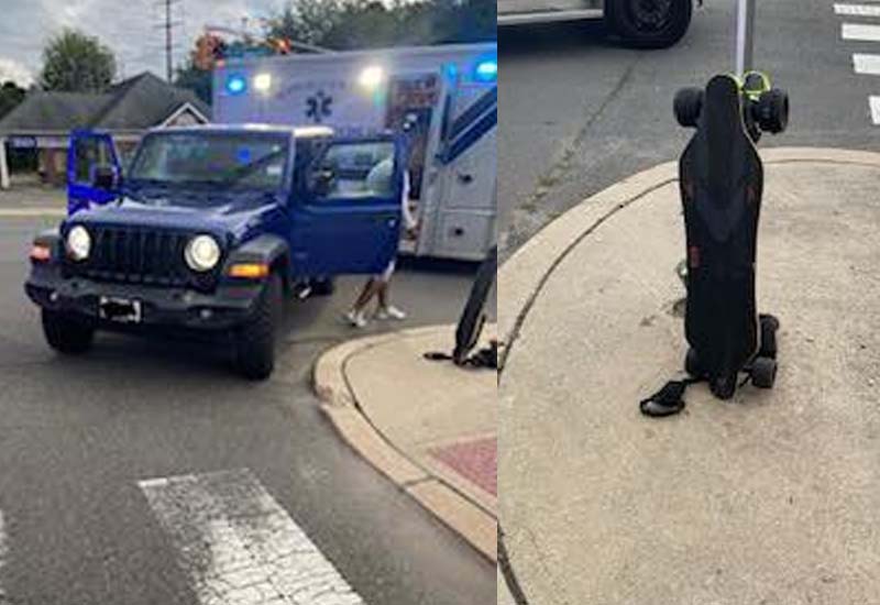 Seaside Heights man riding skateboard struck by motorist