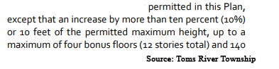 Givione Supports Plan That Calls for 20 More 12-Story High Rises in Toms River