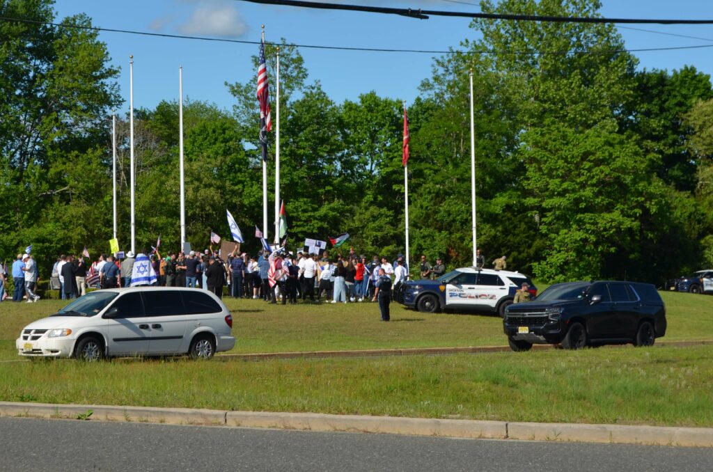 Pro-Palestine Protesters Takeover Hallowed Ground of New Jersey War and Veterans Memorial