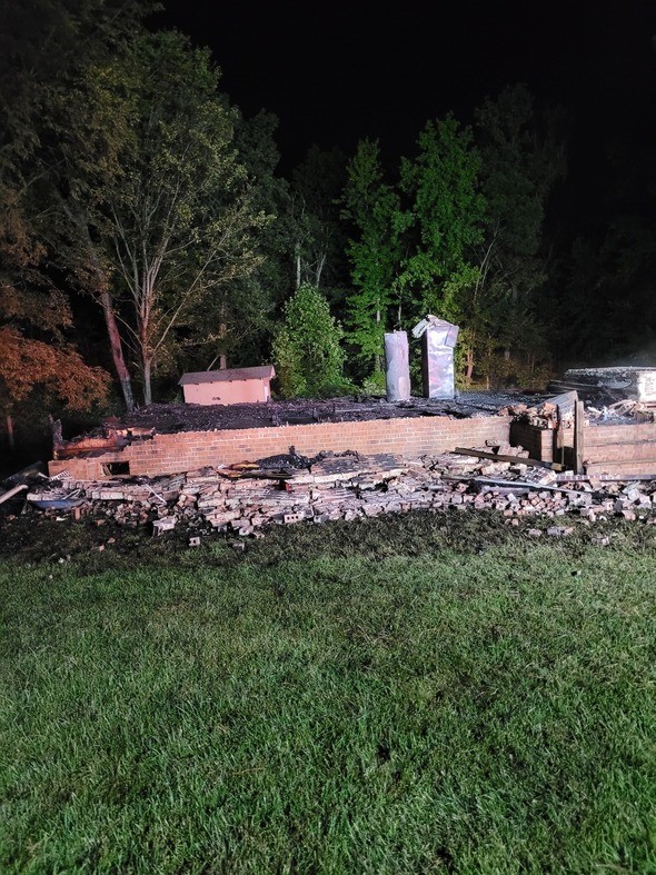 Home Undergoing Renovations Burns to the Ground in La Plata
