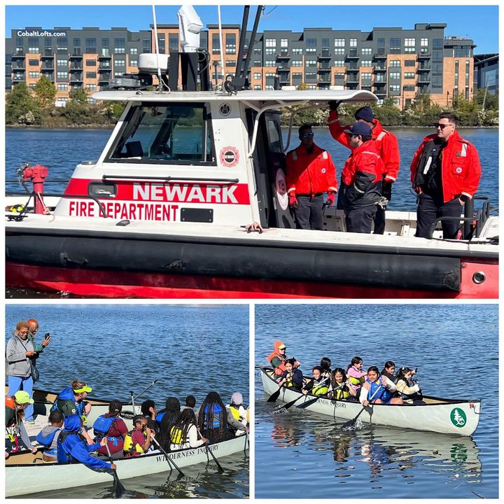 Newark Fire Division Supports Annual Canoe-Mobile Event