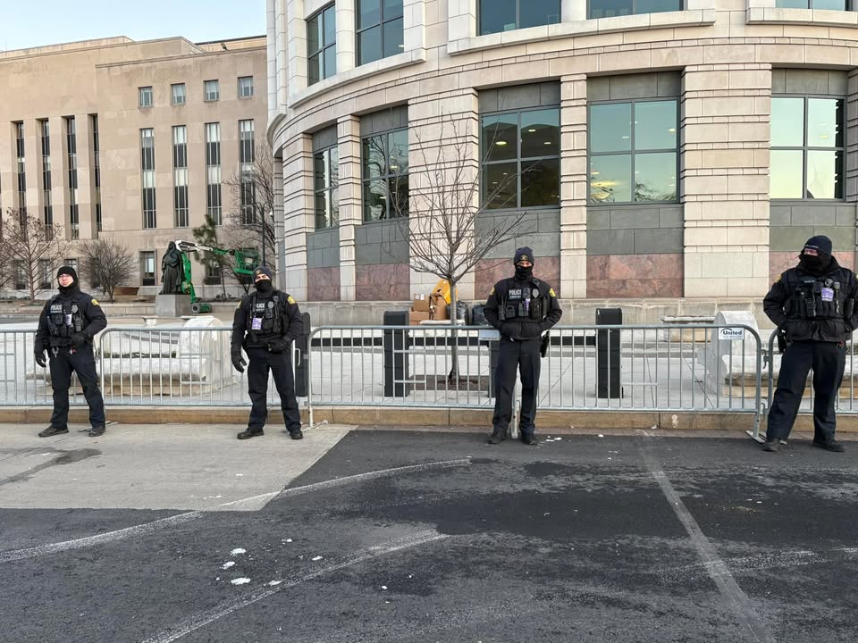 Frederick police assist with security at presidential inauguration in Washington