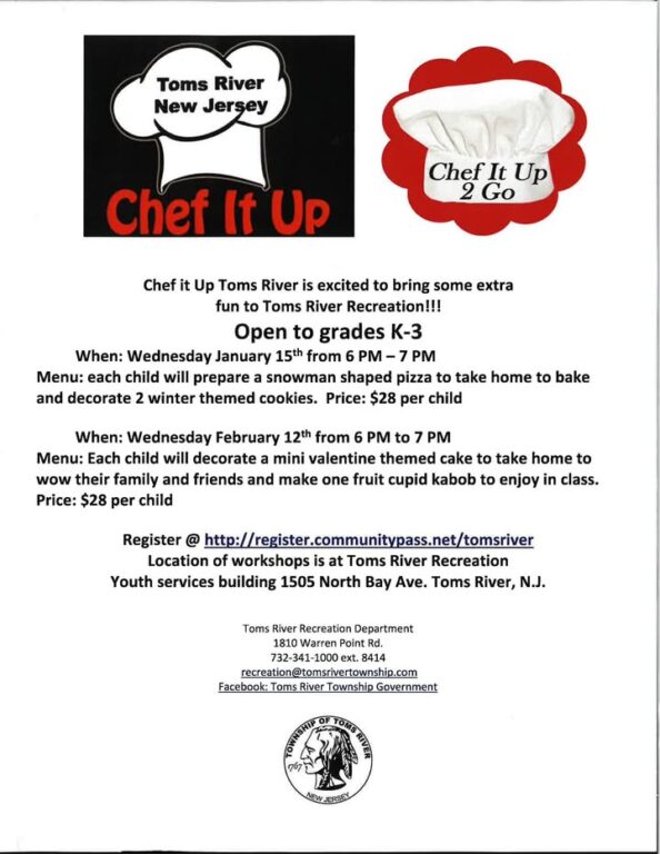 Toms River Recreation offers Valentine's cooking class for kids