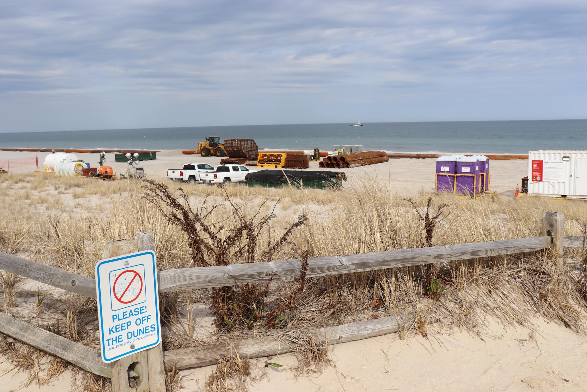 Ortley Beach replenishment project making great progress, Mayor says