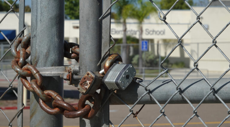 A closed elementary school